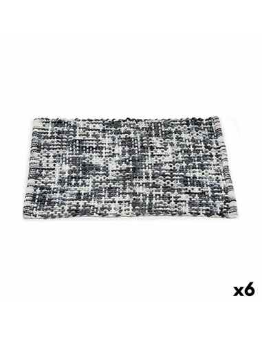 Tapis de Douche Antidérapant 50 x 80 cm Gris foncé (6 Unités)