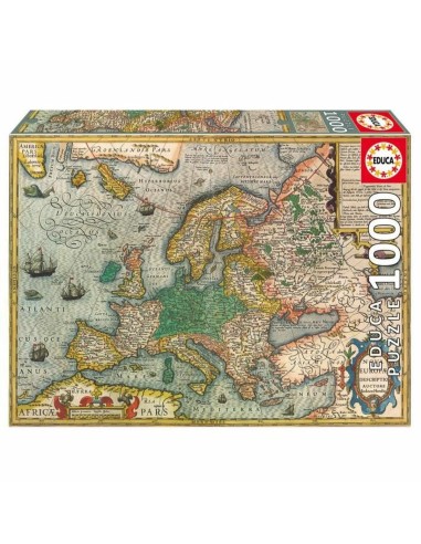 Puzzle Educa 1000 Pièces Carte