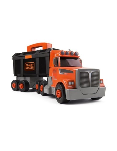 SMOBY Black  Decker Camion Bricolo 2 En 1 - 60 Accessoires