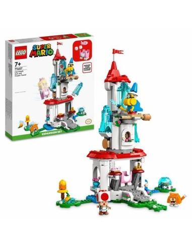 Set de construction Lego 71407 Super Mario The Frozen Tower and Peach Cat Costume