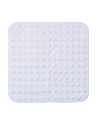 Tapis de Douche Antidérapant 5five Blanc PVC (55 x 55 cm)