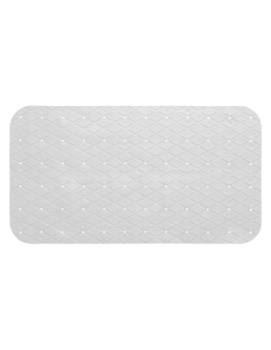 Tapis de Douche Antidérapant 5five Blanc PVC (69 x 39 cm)