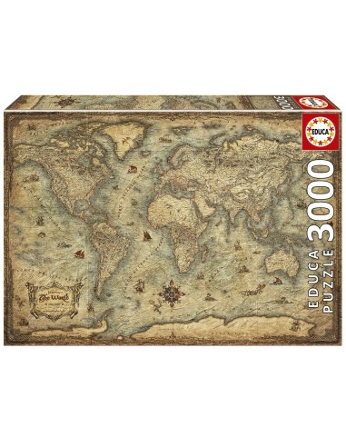 Puzzle Educa Carte 3000 Pièces