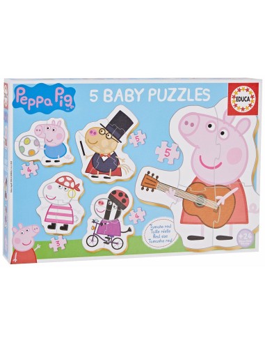 Set de 5 Puzzles   Peppa Pig Baby          