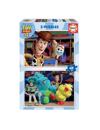 Set de 2 Puzzles   Toy Story Ready to play         48 Pièces 28 x 20 cm  