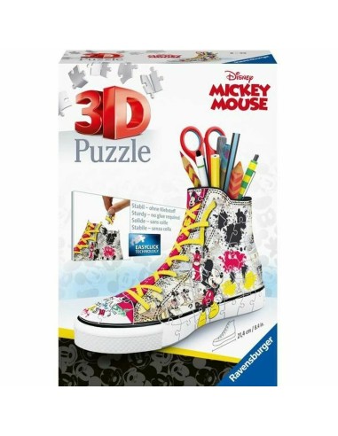 Puzzle 3D Ravensburger Sneaker Mickey Mouse (108 Pièces)