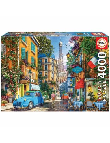 Puzzle Educa The old streets of Paris 19284 4000 Pièces