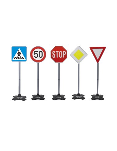 Assortiment de 5 grands panneaux de signalisation kit 1