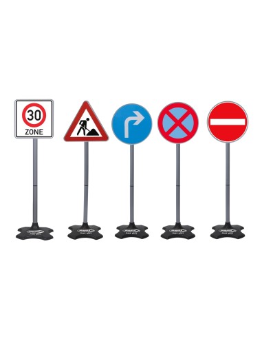 Assortiment de 5 grands panneaux de signalisation kit 2