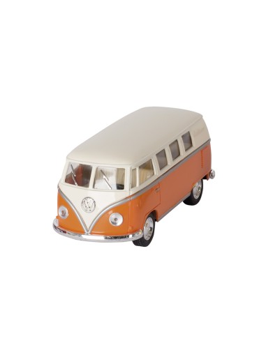 Volkswagen bus classic 1962 orange et blanc bertrand