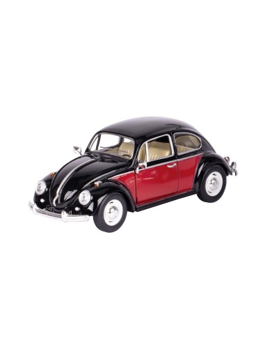 Volkswagen coccinelle 1967 rouge et noire charlie