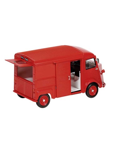 Citroen type h en métal rouge