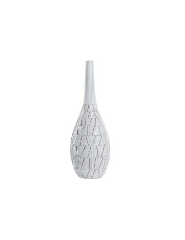 Vase DKD Home Decor Blanc Résine Moderne (18 x 18 x 50 cm)