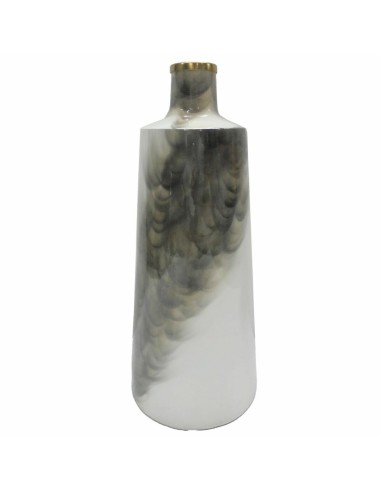 Vase DKD Home Decor Métal Bicolore Fer Moderne (19 x 19 x 46 cm)