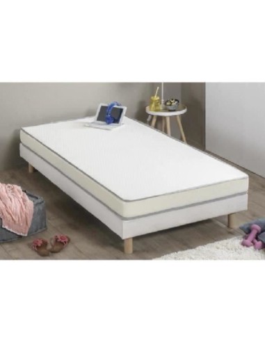 Matelas mousse 90 x 180 - Confort ferme - Epaisseur 10 cm - Fabrication européenne - FINLANDEK Huopa