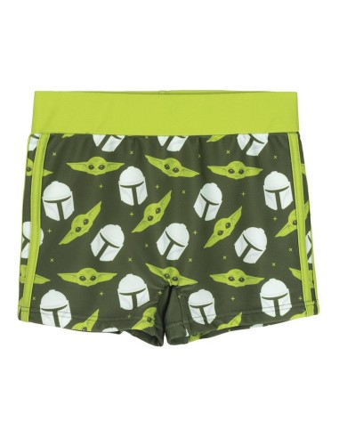 Boxer de Bain pour Enfants The Mandalorian Vert