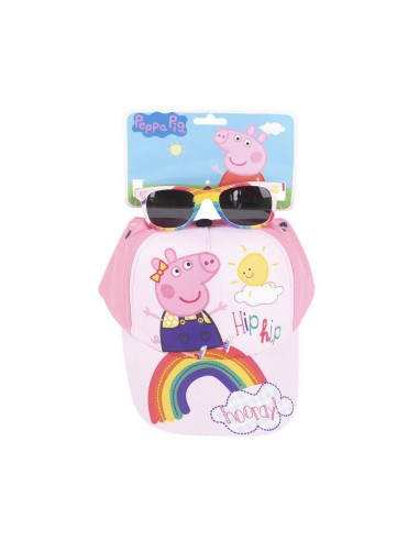 Lot Peppa Pig Lunettes de soleil Rose Casquette (2 pcs)