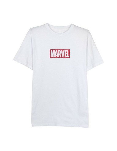 T-shirt à manches courtes homme Marvel Blanc Adultes