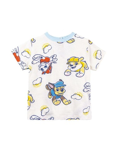 T shirt à manches courtes The Paw Patrol Beige