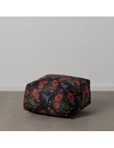 Pouf Coquelicot Polyester 60 x 60 x 30 cm