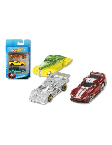 Jeu de Véhicules Hot Wheels Métal (3 Pcs)