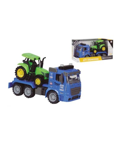 Camion avec grue Jugatoys Lumières Tracteur avec son (30 x 10 x 16 cm)