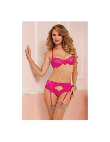 Ensemble de Lingerie Seven Til Midnight Corail (3 pcs)