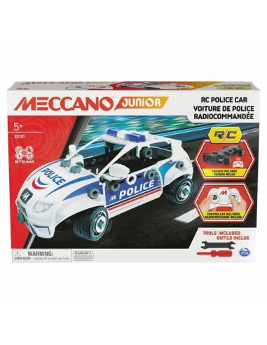 Véhicule Télécommandée Meccano Junior STEM Véhicule Télécommandée Voiture de police