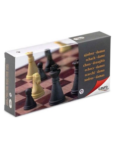 Échecs et dames Magnetic Cayro (16 x 16 cm)