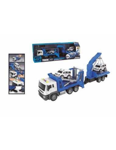 Camion Autotransporteur 2 voitures 12 x 10 x 50 cm