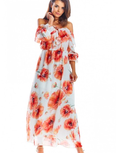  Robe de jour model 133679 awama 