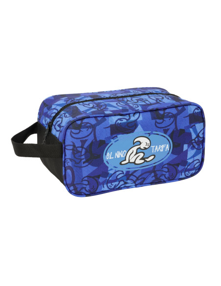 Range-Chaussures de Voyage El Niño Roller Bleu Noir 29 x 15 x 14 cm