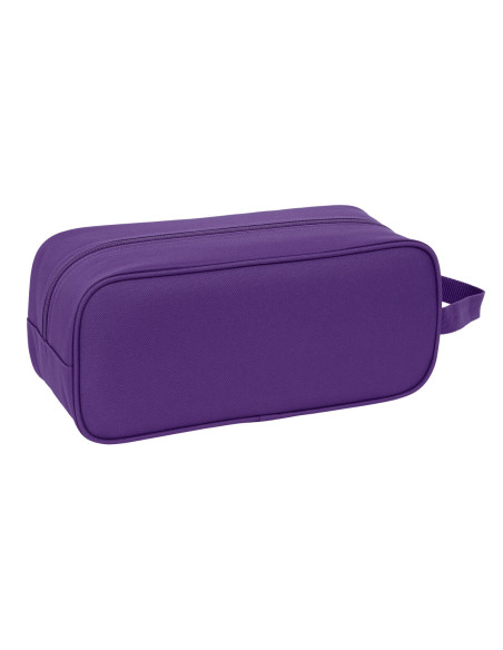 Range-Chaussures de Voyage Real Valladolid C.F. Blanc Violet 34 x 15 x 14 cm