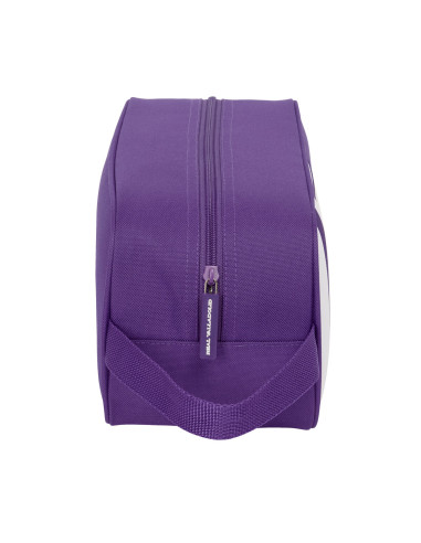 Range-Chaussures de Voyage Real Valladolid C.F. Blanc Violet 34 x 15 x 14 cm