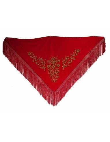 Châle PGRDRD Rouge 140 cm