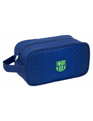 Range-Chaussures de Voyage F.C. Barcelona Blue marine 29 x 15 x 14 cm