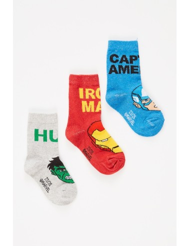 Lot de 3 chaussettes avengers