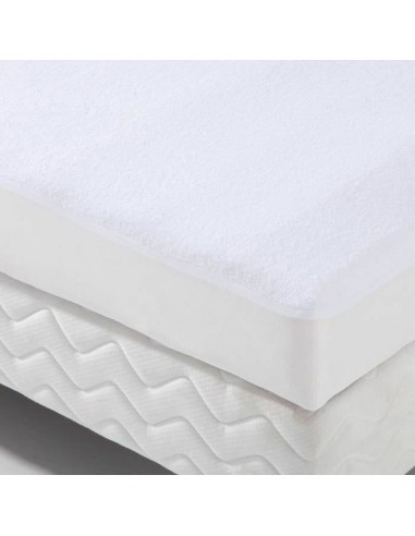 Protecteur de matelas Poyet  Motte Blanc 120 x 190 cm