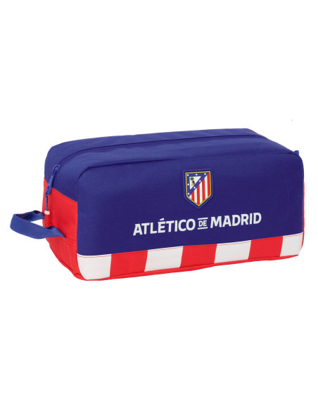 Range-Chaussures de Voyage Atlético Madrid Bleu Blanc Rouge 34 x 15 x 18 cm