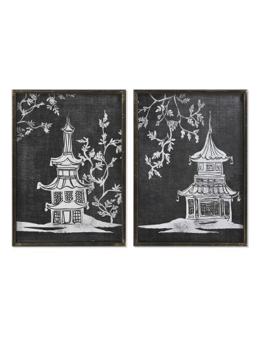 Cadre DKD Home Decor Oriental (50 x 2,8 x 70 cm) (2 Unités)