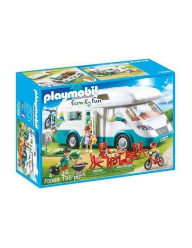 Playset Playmobil Family Fun Summer Caravan Playmobil (135 pcs)