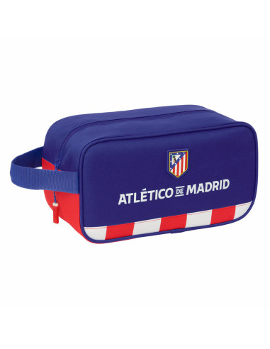Range-Chaussures de Voyage Atlético Madrid Bleu Blanc Rouge 29 x 15 x 14 cm