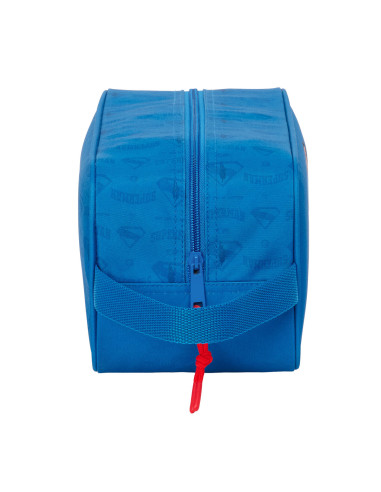 Range-Chaussures de Voyage Superman Bleu 29 x 15 x 14 cm