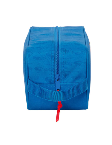 Range-Chaussures de Voyage Superman Bleu 29 x 15 x 14 cm