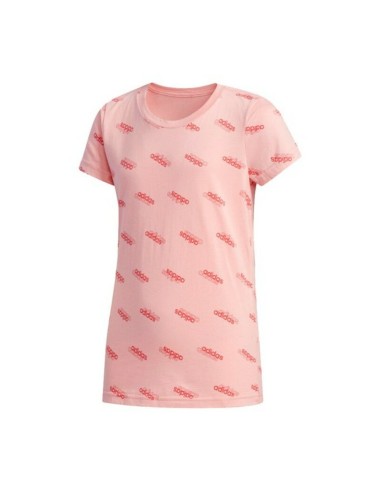 T shirt à manches courtes Enfant Adidas YG FAV T Rose