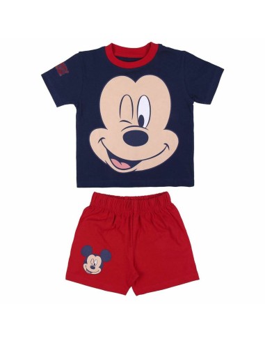 Pyjama Enfant Mickey Mouse Rouge