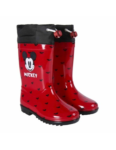 Bottes en Caoutchouc pour Enfants Mickey Mouse Rouge