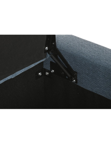 Banquette Home ESPRIT Bleu Polyester Bois 120 X 50 X 42 CM