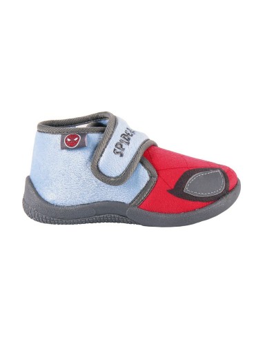 Chaussons Pour Enfant 3D Spiderman Gris Rouge