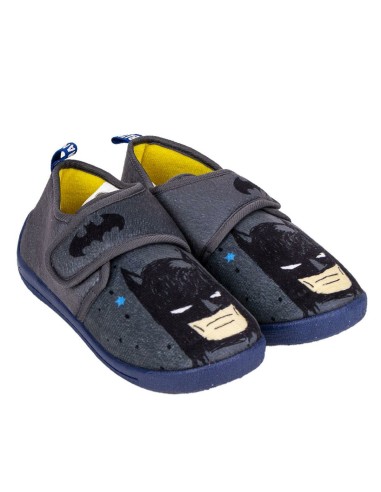 Chaussons Batman Velcro Gris foncé